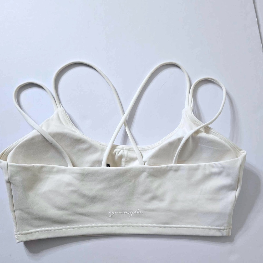 Youngla Model #W337 Curve Essential Sports Bra In Beige Size M Sold  Out Style‎ - Picture 2 of 6